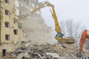 Methods of Masonry Demolition in Maryland_ Pusher Arm -
